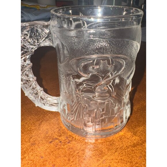 Vintage McDonalds Flintstones & Batman Forever Glass Mug Set 6 - Picture 8 of 11